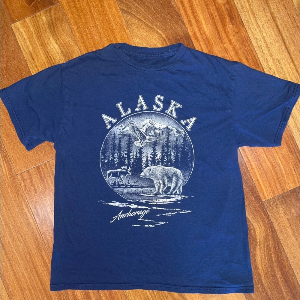 Blue Alaska Graphic T-Shirt